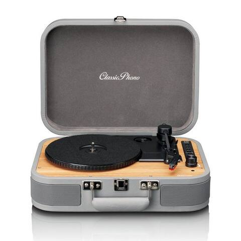Lenco Lenco TT-116GY platine vinyle (Riemenantrieb, Bluetooth, Kofferplatine vinyle avec intégréen enceinten, USB &
