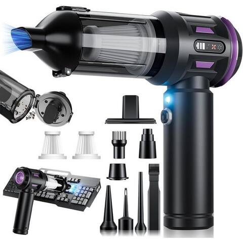 Vivitar Vivitar Akku-aspirateur à main 4-in-1, avec 3 Saugstufen, bürstenloser Motor, USB-C Ladung 6000mah, AKKU,