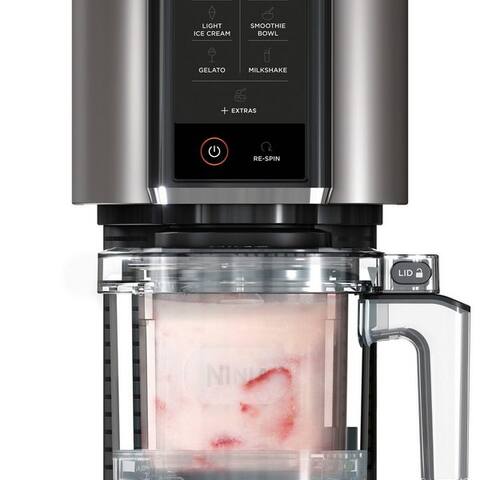 NINJA sorbetière NC300EU, 1,4 l, 800 W, Eiscreme, Sorbet, Gelato, Smoothie Bowl
