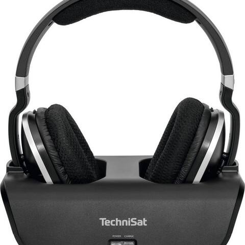 Technisat TechniSat STEREOMAN 2 - V2 Casque circum-aural (2,4 GHz FunkCasque, avec station d’accueil, AUX, Audio