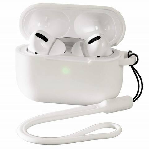 Hama Etui Silikon Skin Case Coque de protection Weiß Casque sans fil (Trageband zur Sicherung Cover pour Ladecase