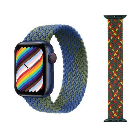 Wigento Bracelet pour montre connectée pour Apple montre 10 46mm / Ultra 1 + 2 49 / 9 8 7 45 / 6 SE 5 4 L Band