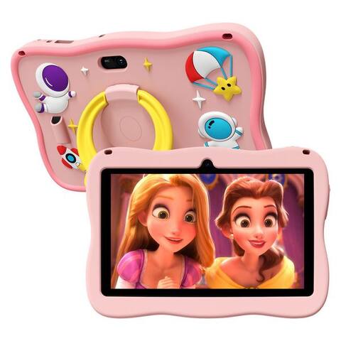 Vasoun VASOUN 7 pouces avec Robuster Coque, WiFi Bluetooth IPS HD Kinder Android tablette tablette (32 GB, WiFi,