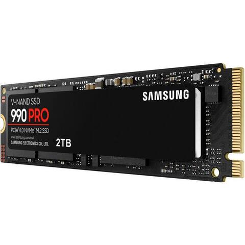 SAMSUNG 990 PRO NVMe™ M.2 interne SSD (2 TB) 7450 MB/S Lesegeschwindigkeit, 6900 MB/S Schreibgeschwindigkeit
