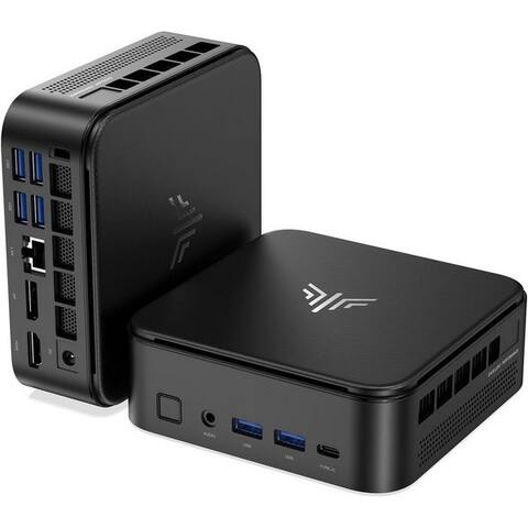 Nipogi NiPoGi AMD Ryzen 5 7530U (6C/12T, bis zu 4,5 GHz) 16GB LPDDR4X, 512GB M.2 SSD mini PC (AMD R5 7530U 7530U,
