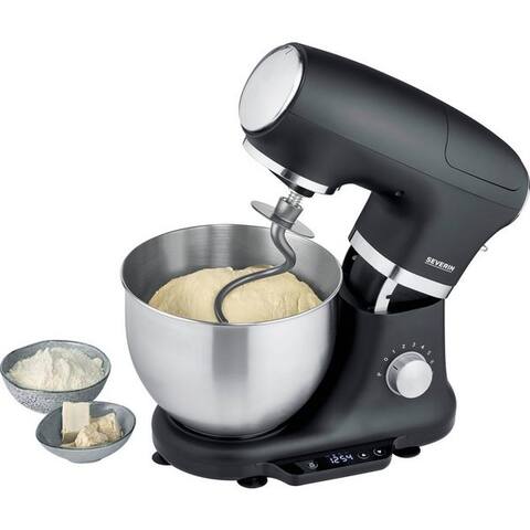Severin Severin robot de cuisine KM 3898 avec intégréer Waage, 1000 W, 5,5 l Schüssel