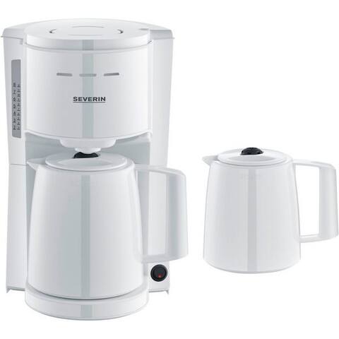 Severin Severin cafetière filtre KA 9309 avec 2 Thermokannen, 1l Kaffeekanne, Papierfilter 1x4, zwei Theromkannen
