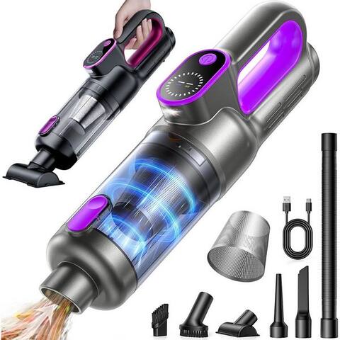 Akkee AKKEE Akku-aspirateur à main Akku-aspirateur à main sans fil, Kompakter Akkuaspirateur, 65 W