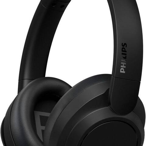 PHILIPS TAH 6509BK Casque circum-aural (réduction de bruit active (ANC), Google Assistant, Siri, Bluetooth)