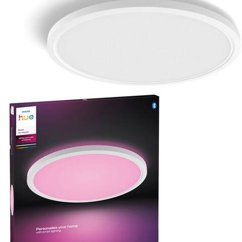 PHILIPS Hue LED Panel White & Color Ambiance Devote Panelluminaire ret, 43 cm, Abschaltautomatik, Bluetooth, CCT -