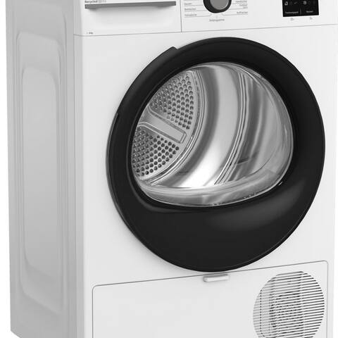 BEKO Wärmepumpensèche-linge BM3T38220X, Wärmepumpentechnologie: energiesparend trocknen – 8 kg