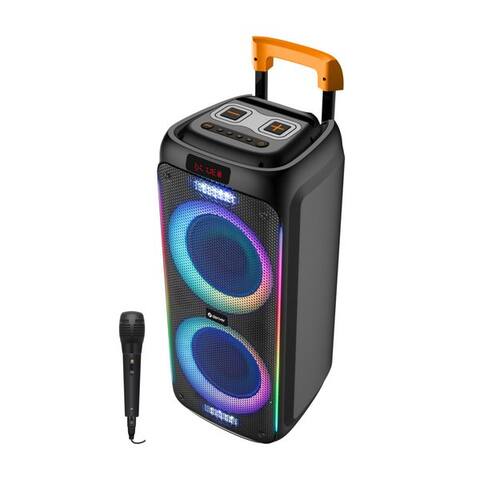 Denver Denver TSP-456 Portable-enceinte Stereo (2 enceinte) (Bluetooth, 600 W, Trolley-Design, 2×8" Woofer,