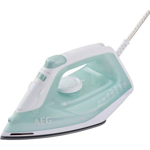 AEG Dampffer à repasser EasyLine DB 1740LG, 2400 W, Filtration avec Anti-Kalk-Patrone, Restwärmeanzeige, 110 g