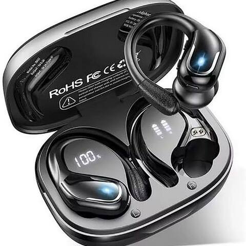 Futicare Futicare Bluetooth 5.4 SportCasque avec Ohrbügel, 75 Std. Akku & ENC, Écouteurs intra-auriculaires (sans file