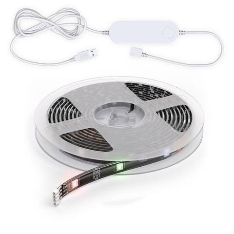 B.K.Licht B.K.lumière Schrankluminaire LED Streifen 2m Smart Home WiFi App-commande, Farbcommande, LED fest integriert,