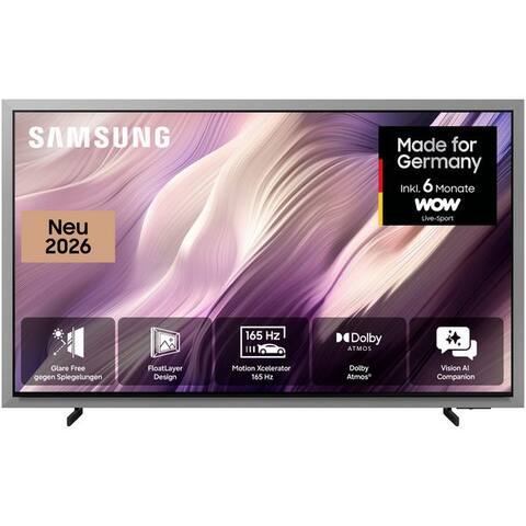 SAMSUNG GQ55S99HAT OLED-téléviseur (138 cm/55 pouces, 4K Ultra HD, TV connectée, Antireflexion avec Glare Free, Art