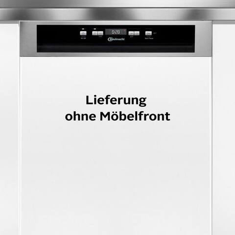 Bauknecht BAUKNECHT teilintegrierbarer lave-vaisselle OBBC Ecosilent 9760, 9,5 l, 14 Maßgedecke, Doppelter Komfort –