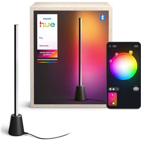 PHILIPS Hue LED Tischluminaire Play, 60 cm, RGBW, Weiß & Farbverläufe, smartes lumière, Abschaltautomatik, Bluetooth,