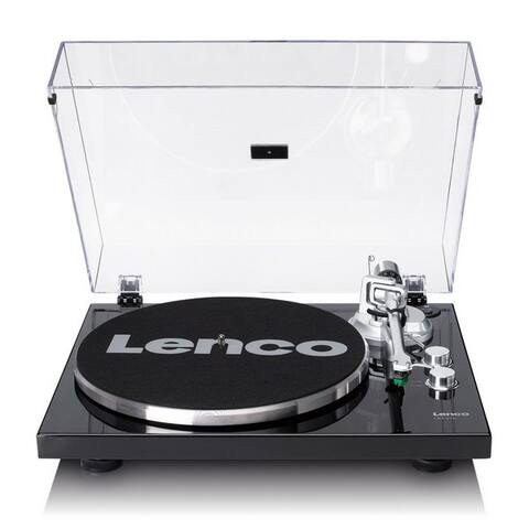 Lenco Lenco LBT-215BK platine vinyle (Riemenantrieb, Bluetooth 5.2, USB-Anschluss, pour sans filen musiquegenuss