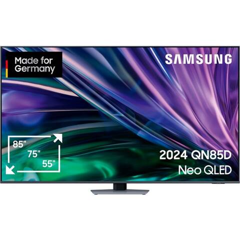 SAMSUNG GQ85QN85DBT QLED Mini LED-téléviseur (214 cm/85 pouces, 4K Ultra HD, TV connectée, Neural Quantum 4K AI Gen2