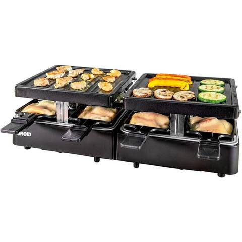 Unold Unold raclette 48755 raclette Extendable, 8 raclettepfännchen, 1300 W