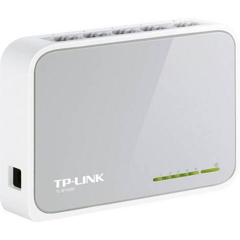 TP-LINK 5-Port Fast-Ethernet-switch 100 MBit/s TL-SF1005D Netzwerk-switch