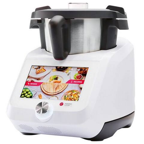 SILVERCREST robot de cuisine Monsieur Cuisine SKMS 1200 A1, 1200 W, 4.5 l Schüssel, 8"-tactilescreen, WiFi-Funktion,