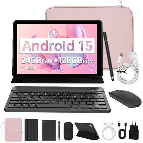 Bufo BUFO 10.1 pouces Android, 4GB/6GB+128GB, 1280x800 HD, incl. Coque Set tablette (10", 128 GB, Android 15, Octa