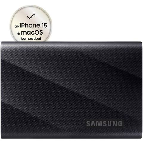 SAMSUNG T9 externe SSD (1 TB) 3,5" 2000 MB/S Lesegeschwindigkeit, 1950 MB/S Schreibgeschwindigkeit