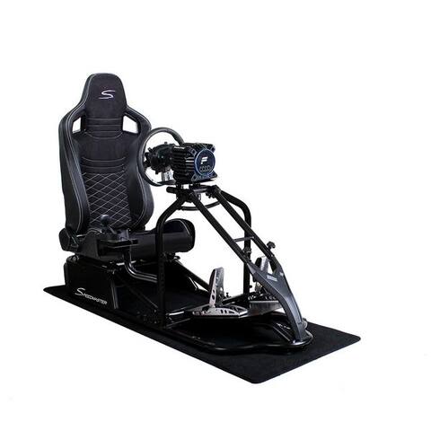 Speedmaster Speedmaster Simulator Cockpit Pro Sim Racing Cockpit Racing Wheel Stand Noir Gaming-manette (Kompatibel
