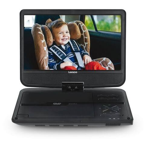 Lenco Lenco DVP-1046 Tragbares 10 DVD-Player Set avec Doppellaufwerk Portabler DVD-Player (HD)