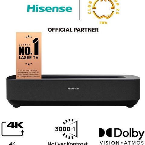 HISENSE PL1SE Laser-TV (2100 lm, 3840 x 2160 px)
