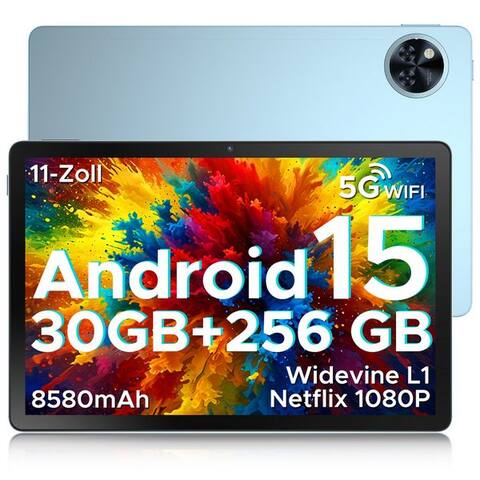 DOOGEE U11Pro Android 15/16 tablette 11 pouces, 30GB RAM (6+24GBerweitert), 90Hz tablette (11", 256 GB, Android 15,