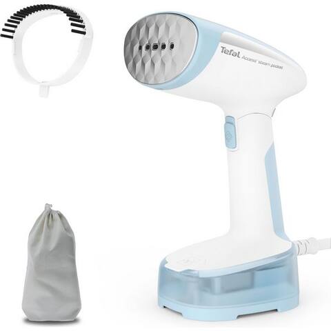 TEFAL Dampfbürste Access'Steam Pocket, 1300 W, abklappbarer Bügelkopf, ultra leicht, 1300 W, 20 g/min Dampfabgabe