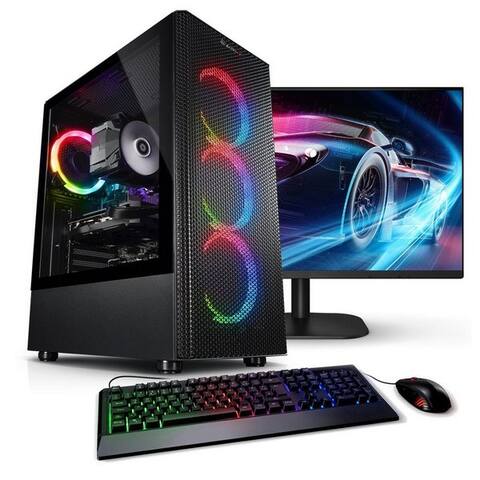 Kiebel Kiebel Total V PC-Komplettsystem (27", AMD Ryzen 5 AMD Ryzen 5 5500, RTX 5060, 32 GB RAM, 1000 GB SSD,