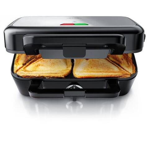 Arendo Arendo grill à sandwich Antihaftbeschichtung, Sandwich Maker, Sandwichgrille-pain pour große Toasts, 1200 W,