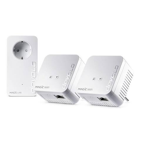 Devolo DEVOLO Magic 1 WiFi mini Multiroom Kit Reichweitenamplificateur, Powerline WiFi amplificateur 3x Adapter