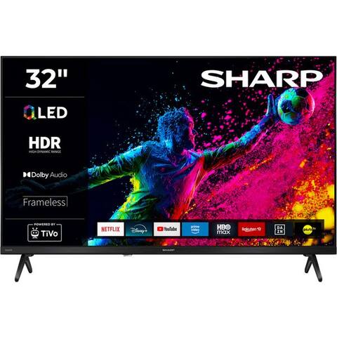 SHARP 1T-C32HE3x QLED-téléviseur (80 cm/32 pouces, HD, TV connectée)