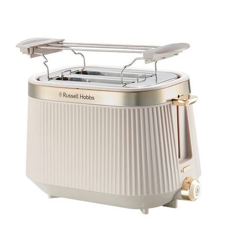 Russell RUSSELL HOBBS grille-pain Brontë Stone 26761-56, 980 W, 2 extra breite Toastschlitze, 6 Bräunungsstufen,
