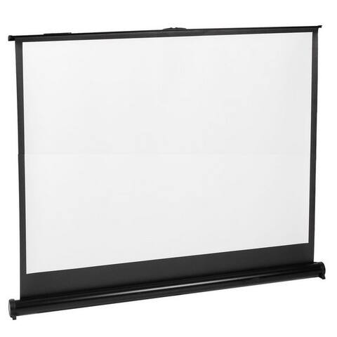 Maclean Maclean MC-961 Pull-Up-Leinwand (Tragbare 45'' Desktop-Standprojektionswand)