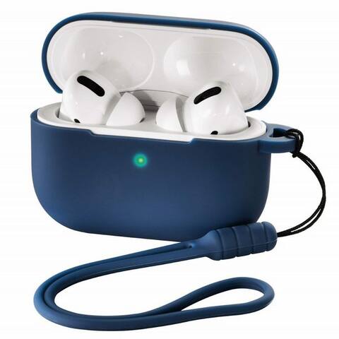 Hama Étui de protection pour casque Etui Silikon Skin Case Coque de protection Bleu, Trageband zur Sicherung Cover pour Ladecase