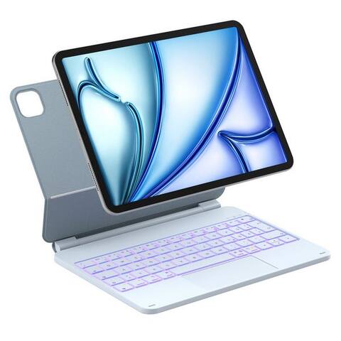Inateck Inateck Magnetische clavier Coque pour 11'' iPad Air M4 M3 M2, iPad Pro 4/3/2 iPad-clavier (Magic keyboard,