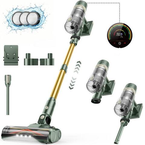 Laresar Laresar Akku-Hand-et aspirateur balai 95000Pa Akkuaspirateur, 850 W Akku aspirateur, Akkusauger sans filer,