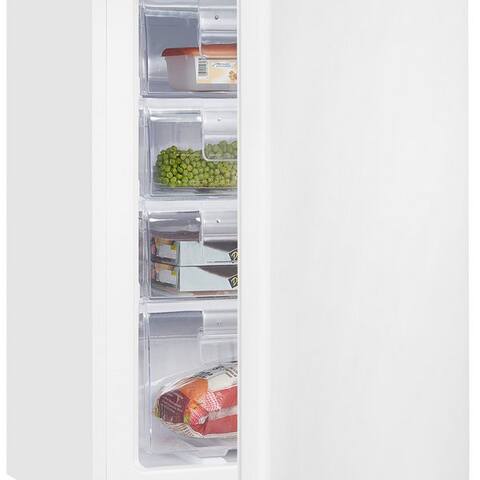Exquisit exquisit congélateur GS80-040E weiss, 85,5 cm hoch, 55 cm breit, 4*-congélateur avec ergonomischer Griffmulde
