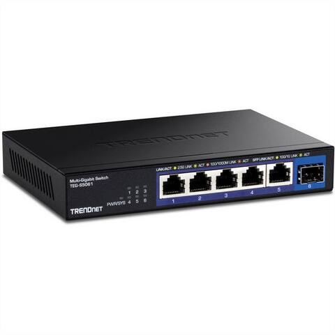 Trendnet Trendnet TEG-S5061 6-Port switch Netzwerk-switch (2.5G Unmanaged switch avec 10G SFP+ Port)