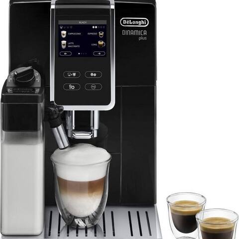 De'Longhi De'Longhi machine expresso automatique Dinamica Plus ECAM370.70.B - 14 Rezepte, perfekter Milchschaum,