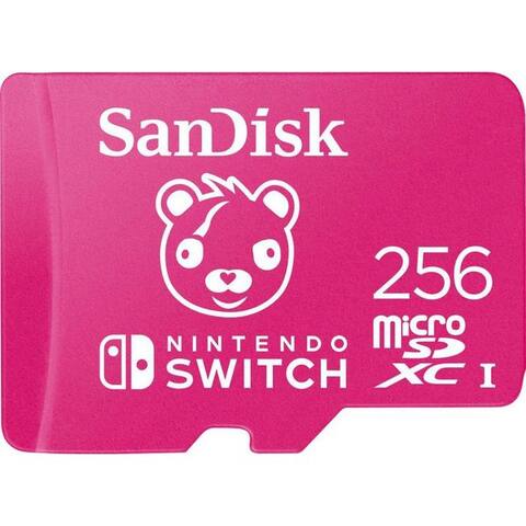 SANDISK microSDXC™-Karte pour Nintendo switch™ Fortnite Edition carte mémoire (256 GB, 100 MB/s Lesegeschwindigkeit)