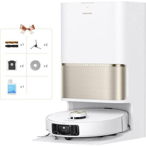 DREAME robot aspirateur L50s Pro Ultra, 600 W, beutellos, Basisstation, App-commande