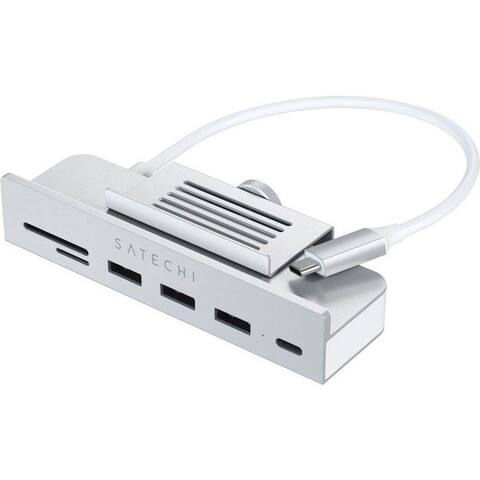 Satechi Satechi USB-C Clamp Hub for 24" iMac USB-Adapter USB 3.0 Typ A zu USB-C
