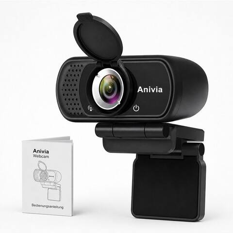 Anivia Anivia Full HD-webcam (Full HD, Hochauflösende Videocaméra, Hohe résolution x réduction du bruit x